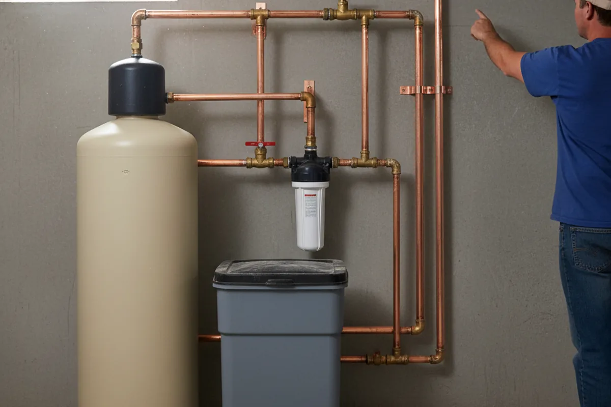 Whole-house water treatment system installed in Vandiver